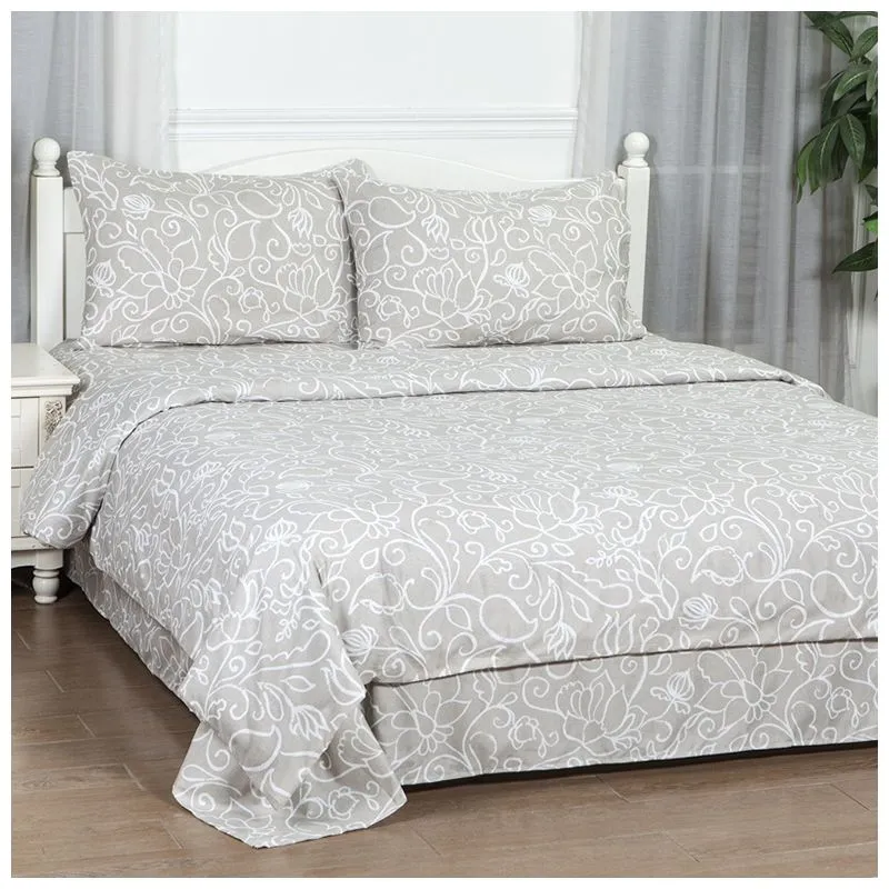 Комплект постільної білизни євро Soho Flover Beige, 7098239 купити недорого в Україні, фото 1