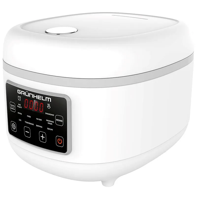 Мультиварка Grunhelm MC-35W, 5 л, 10 програм, білий, 121517 купити недорого в Україні, фото 1