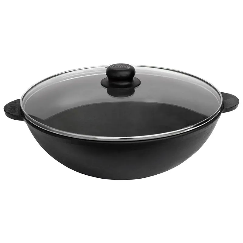 Пательня з кришкою Brizoll WOK, 3,7 л, 28х9,6 см, W28-6 купити недорого в Україні, фото 1