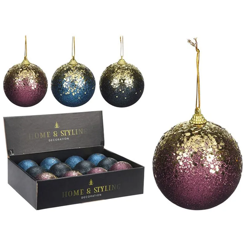 Шар новогодний Koopman, 8 см, в ассортименте, CAA126150 купить недорого в Украине, фото 2