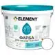 Краска интерьерная латексная Element Для ванной и кухни, 2,5 л, шелковисто-матовая, белый купить недорого в Украине, фото 1