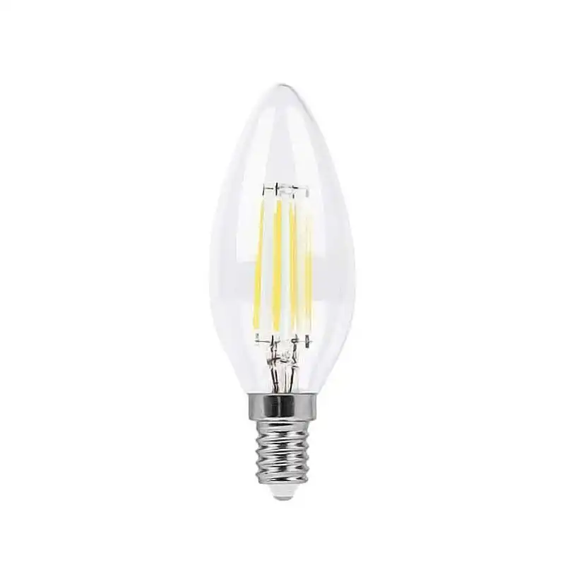 Лампа філамент Feron LB-158 C37, 6W, E14, 4000K, 230V, 5237 купити недорого в Україні, фото 1