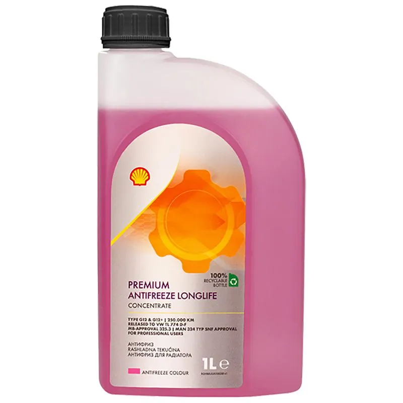 Антифриз Shell Premium Antifreeze LL Concentrate G12/G12+/TL774D-F, 1 л, ТОВ-У510738 купить недорого в Украине, фото 1