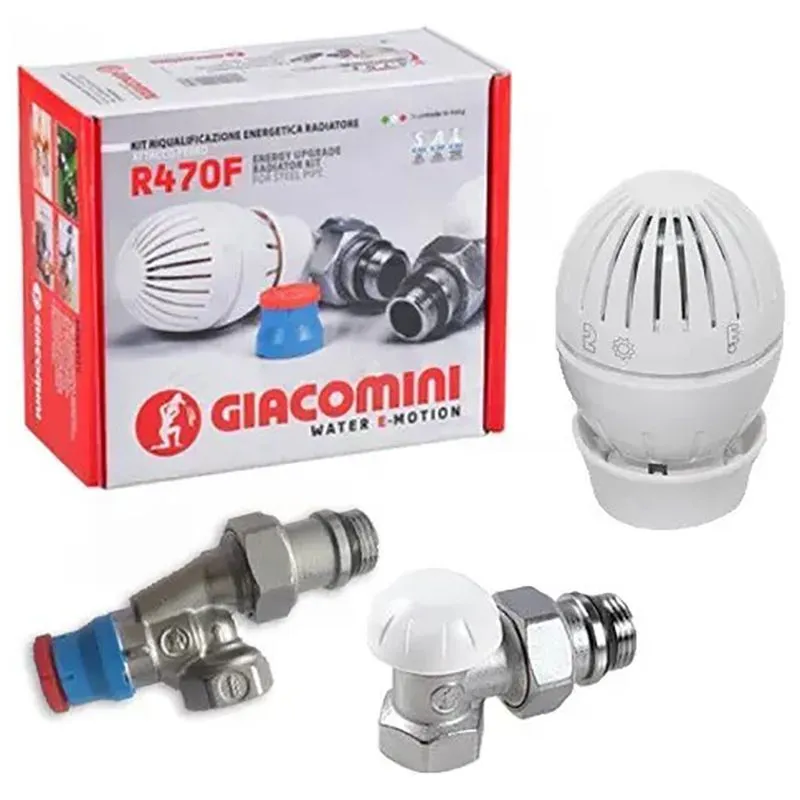 Комплект для радіатора Giacomini, Ду 15, В/З, R470FX023 купити недорого в Україні, фото 1
