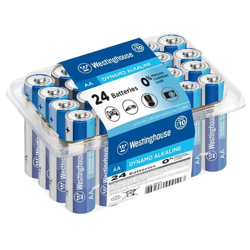 Батарейка Westinghouse Dynamo Alkaline, AA/LR6, 24 шт, LR6-PB24 купить недорого в Украине, фото 1