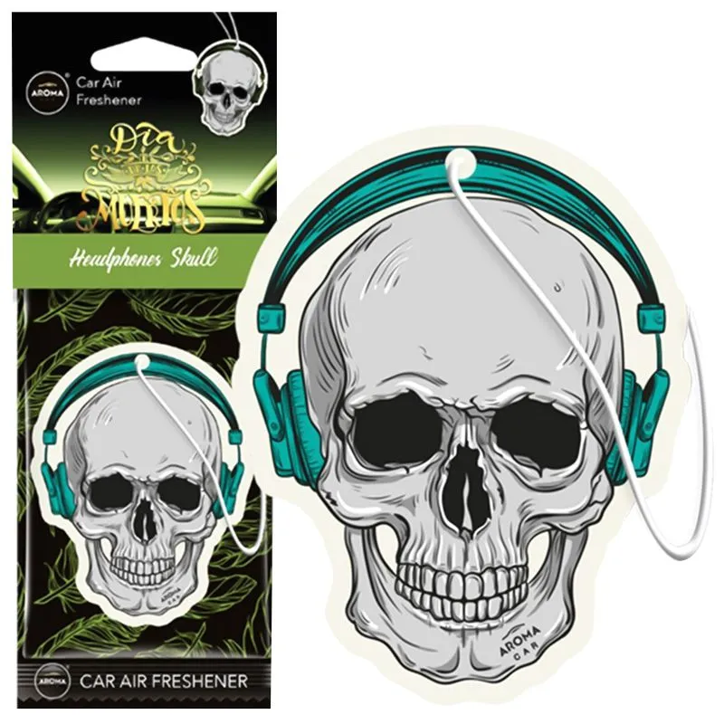 Ароматизатор Aroma Dia De Los Muertos Headphone Skull, 5 г, 832775 купити недорого в Україні, фото 2