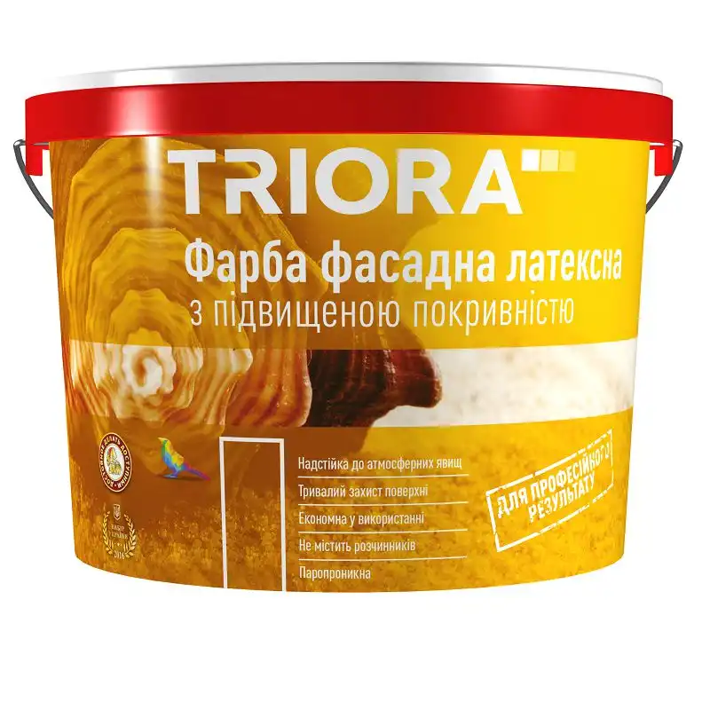 Краска фасадная латексная с повышенной покрываемостью Triora, 1 л купить недорого в Украине, фото 1