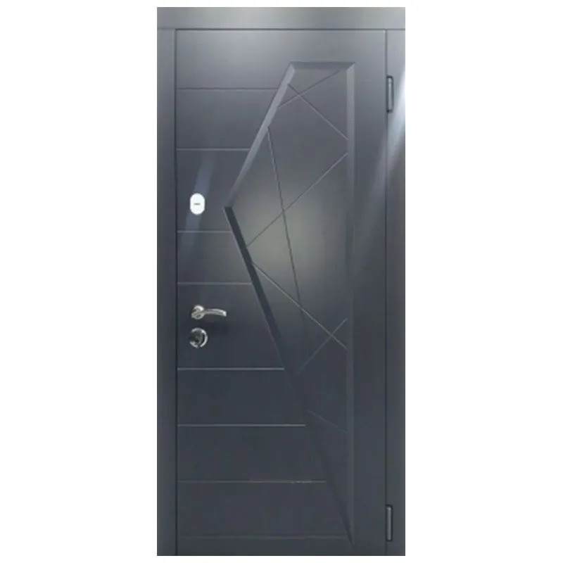 Дверь металлическая Статус Престиж Плюс FS-1019, 960x2050, антрацит, правая купить недорого в Украине, фото 1