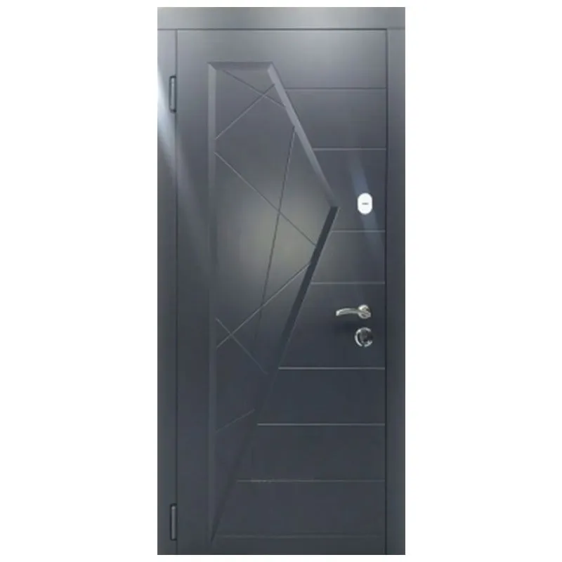 Двері металеві Статус Престиж Плюс FS-1019, 960x2050 мм, антрацит, ліві купити недорого в Україні, фото 1
