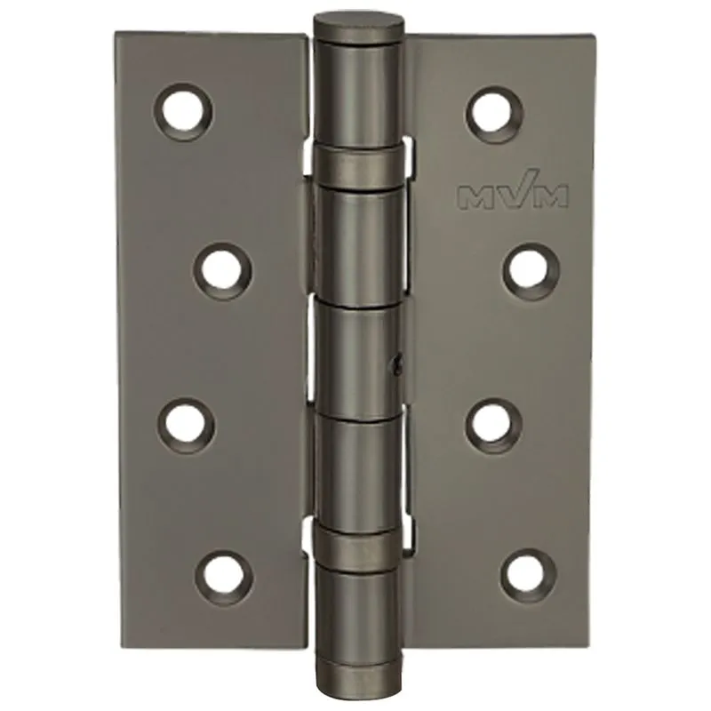 Завіса для дверей розбірна MVM, 100x75x3 мм, універсальна, матова темна сталь, HE-100 MC купити недорого в Україні, фото 1