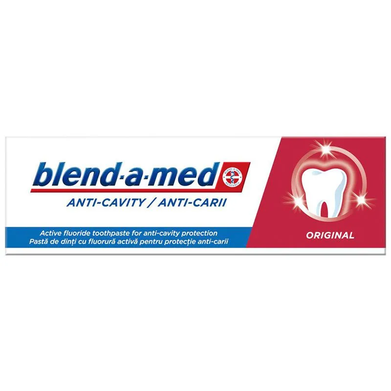 Зубна паста Blend-a-Med 3D Анти-Карієс Оріджинал, 75 мл купити недорого в Україні, фото 1