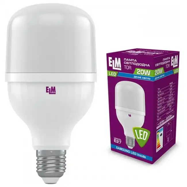 Лампа ELM LED PA20S Tor, 20W, E27, 6500K, 18-0188 купити недорого в Україні, фото 1