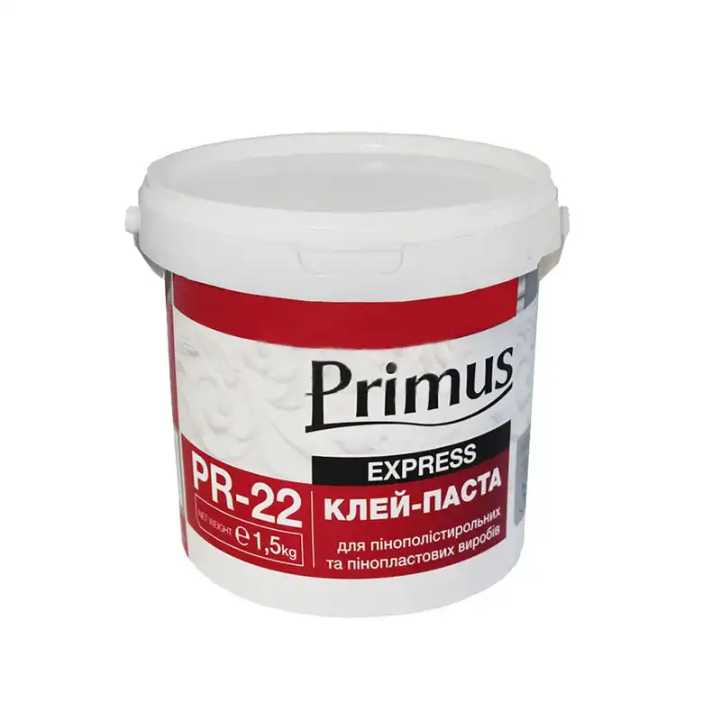 Клей для пінопласту Primus, 1,5 кг купити недорого в Україні, фото 1