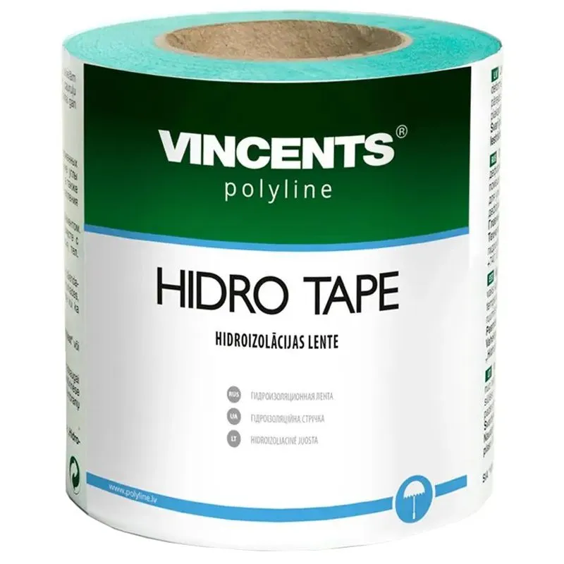 Стрічка гідроізоляційна Vincents Polyline Hidro Tape, 20 см, довжина 25 м купити недорого в Україні, фото 1
