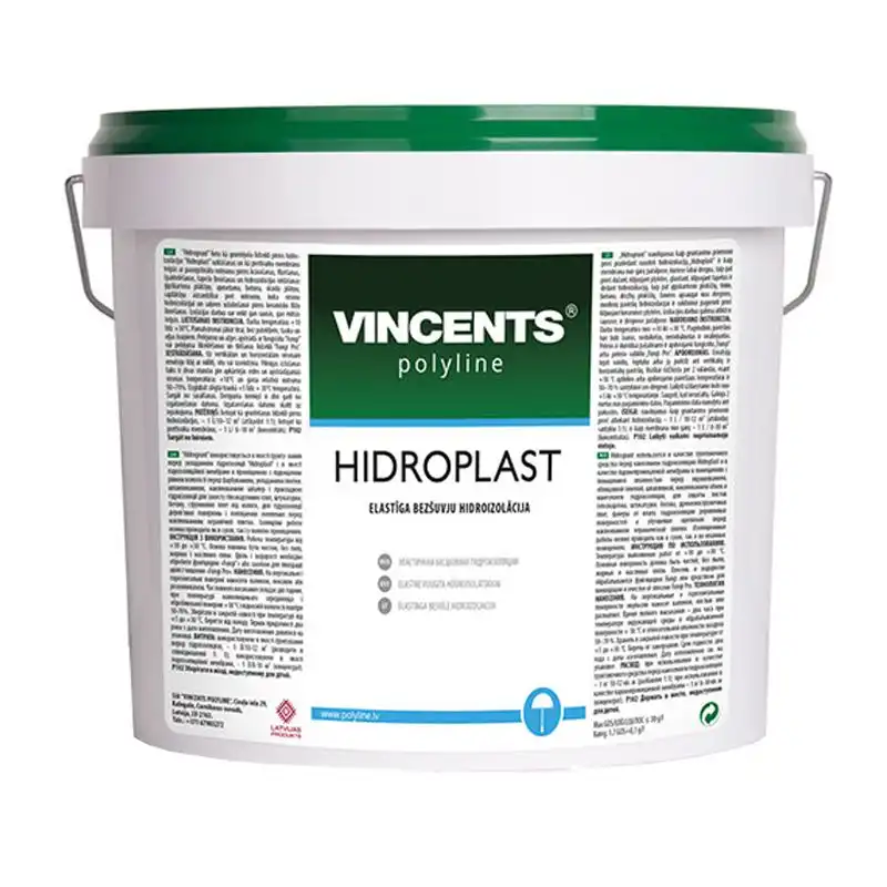 Гідроізоляційна суміш Vincents Polyline Hidroplast, 4 кг купити недорого в Україні, фото 6139