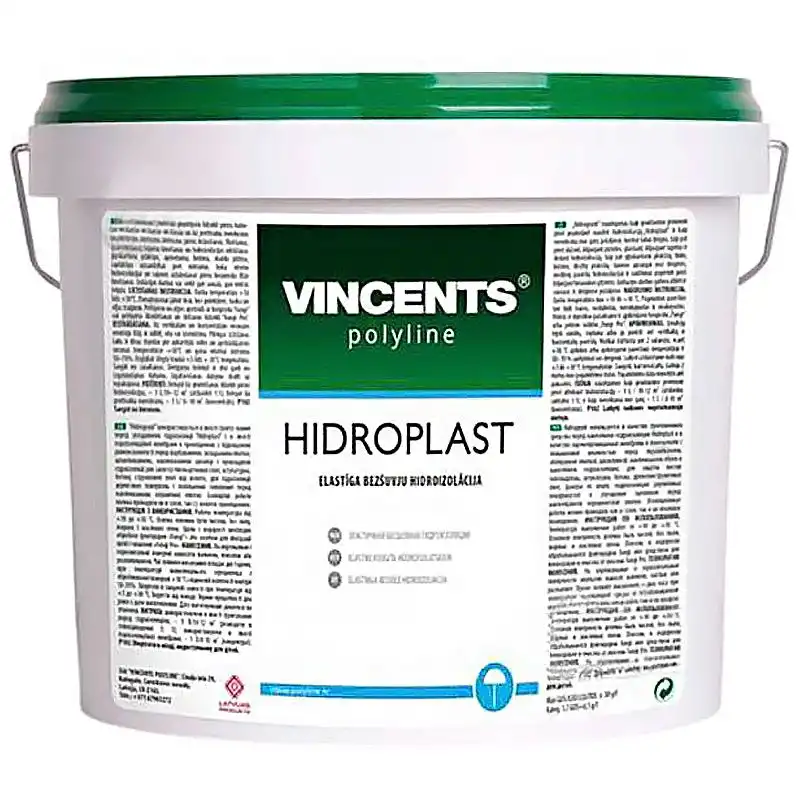 Гідроізоляція Vincents Polyline Hidroplast, 7 кг купити недорого в Україні, фото 1