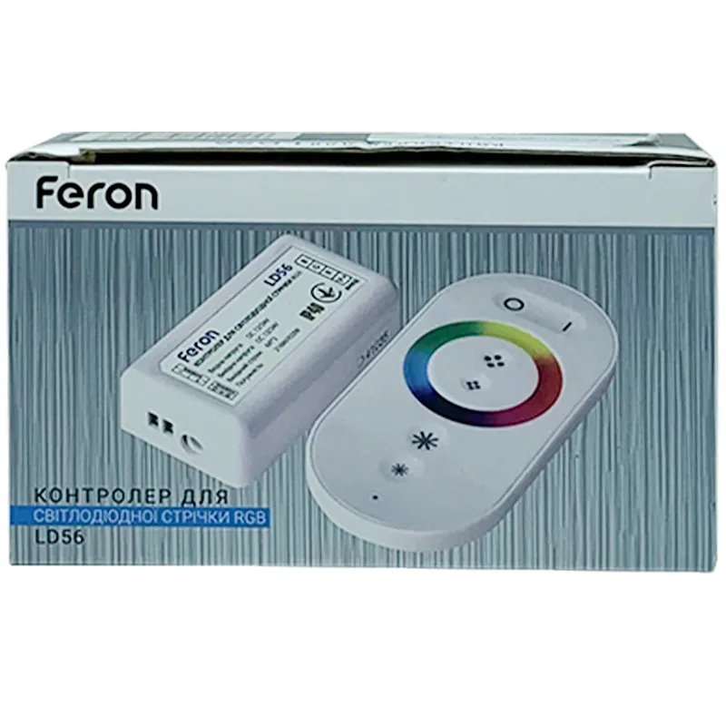 Контролер для світлодіодної стрічки Feron LD56 RGB DC12V, білий, 6476 купити недорого в Україні, фото 2