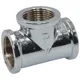 Трійник Pattaroni, 3/4", внутрішня різьба, хром, F130CR003, фото 1 Трійник Pattaroni, 3/4", внутрішня різьба, хром, F130CR003 купити недорого в Україні, фото 1