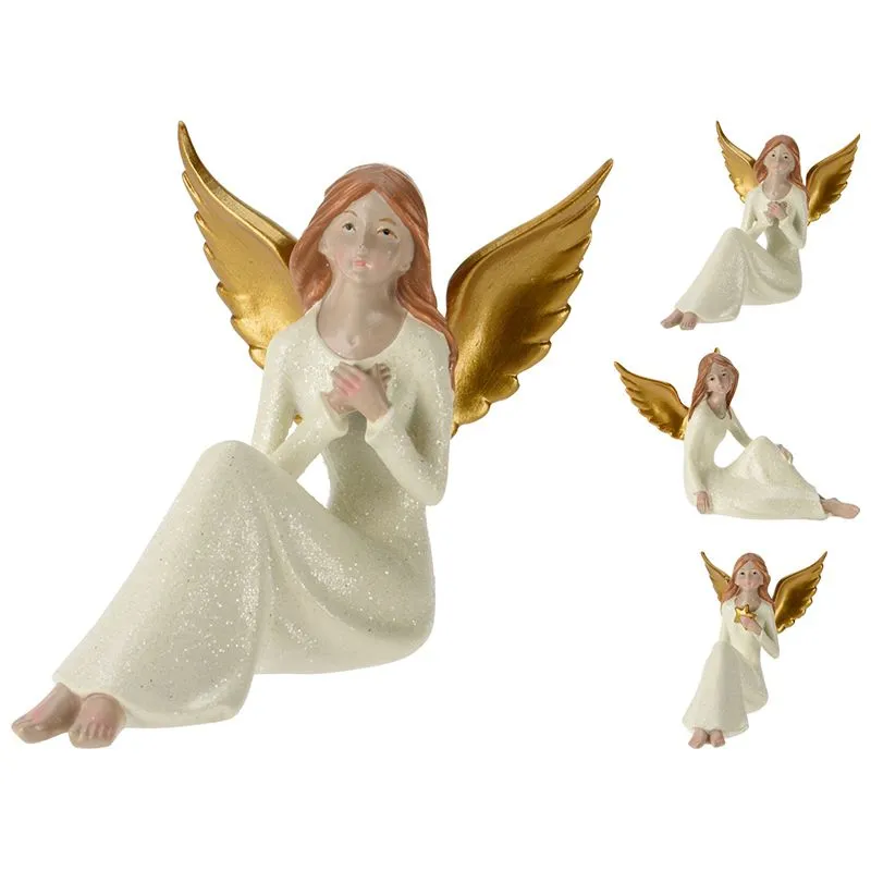 Фігурка новорічна Янгол Koopman, 13х8,5х10 см, в асортименті, ALX620580 купити недорого в Україні, фото 2