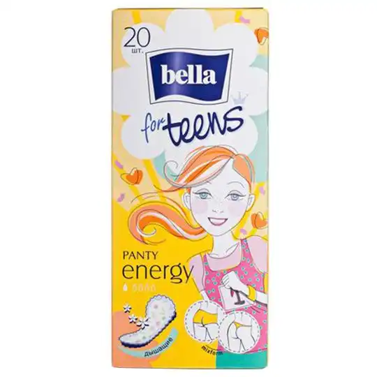 Прокладки гігієнічні щоденні Bella for Teens Energy exotic fruits deo, 20 шт., BE-022-RZ20-042 купити недорого в Україні, фото 1