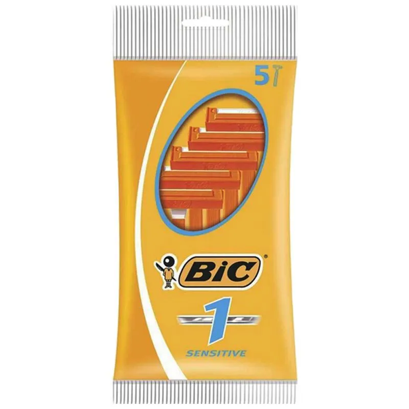 Бритва одноразова BIC, 5 шт, 838521 купити недорого в Україні, фото 1