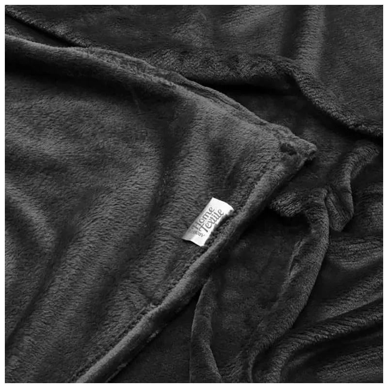 Плед Ardesto Flannel, 160х200 см, чорний, ART0215SB, фото 350900 Плед Ardesto Flannel, 160х200 см, чорний, ART0215SB купити недорого в Україні, фото 350900