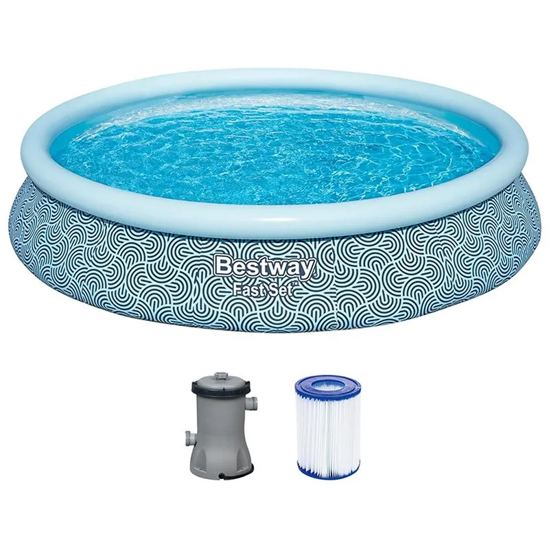 Басейн надувний сімейний Bestway, 457х84 см, 57313 купити недорого в Україні, фото 1