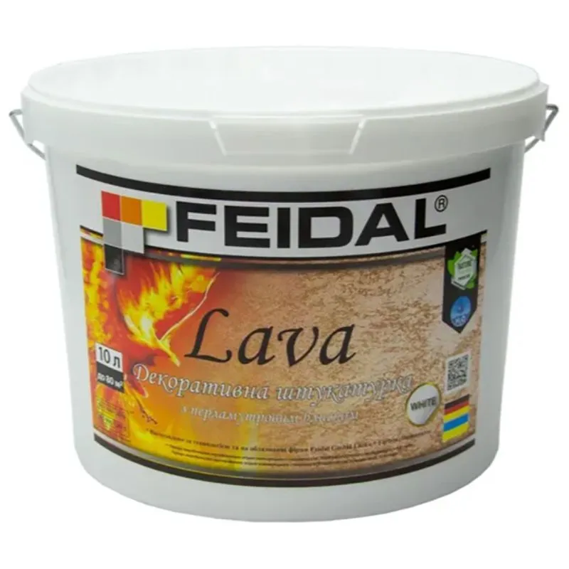 Штукатурка декоративная Feidal Lava, 10 л купить недорого в Украине, фото 1