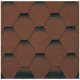 Бітумна черепиця Onduline Bardoline First Hexagonal, 2,9 кв.м, коричневий, фото 1 Бітумна черепиця Onduline Bardoline First Hexagonal, 2,9 кв.м, коричневий купити недорого в Україні, фото 1