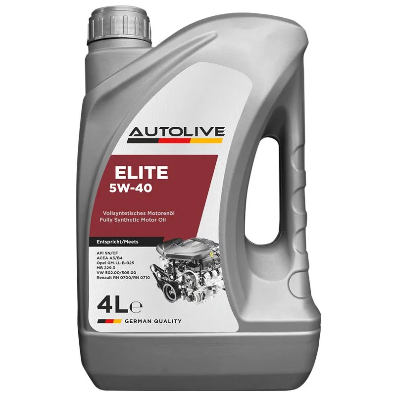 Моторное масло Autolive Elite 5W-40 SN/CF, 4 л, AU 7780-4 купить недорого в Украине, фото 1