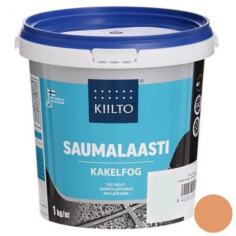 Фуга Kiilto 16, 1 кг, помаранчевий купити недорого в Україні, фото 1