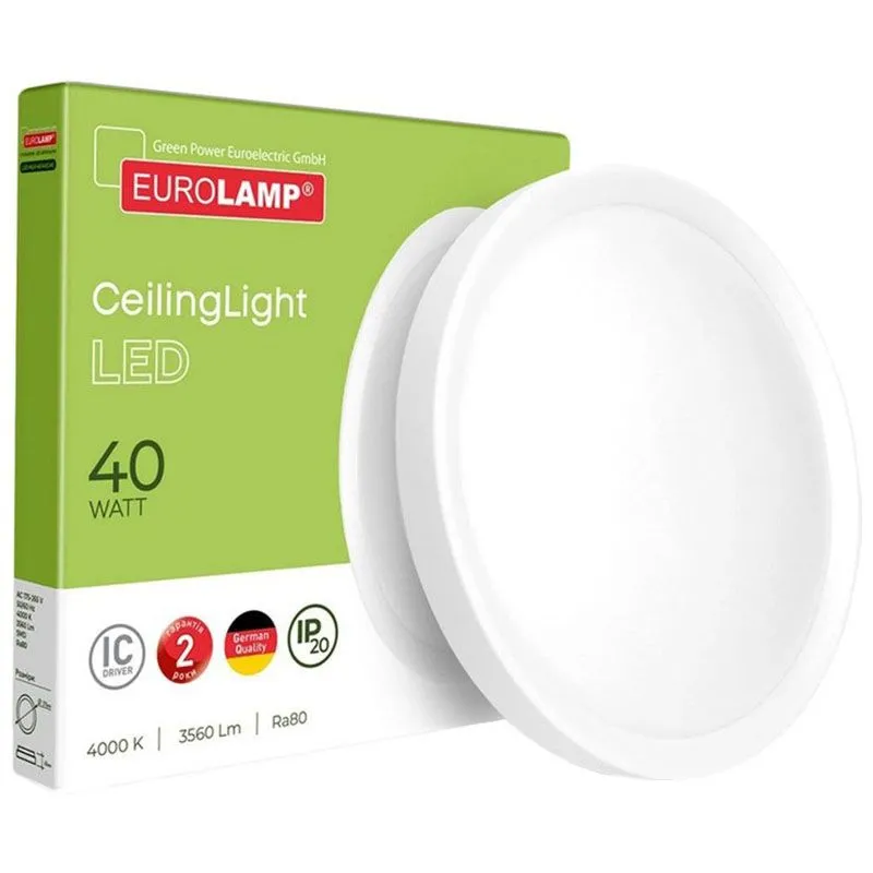 Світильник світлодіодний Eurolamp Easy click, 40 Вт, 4000 K, LED-NLR-40/40 GM купити недорого в Україні, фото 2