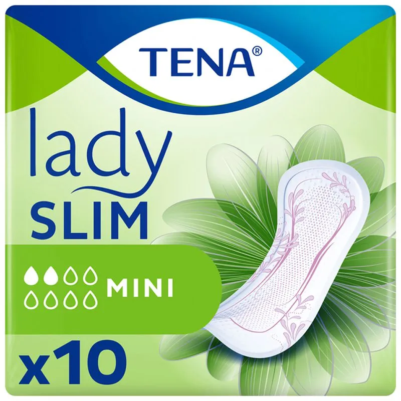 Прокладки урологічні Tena Lady Slim Mini, 10 шт, 757147 купити недорого в Україні, фото 1