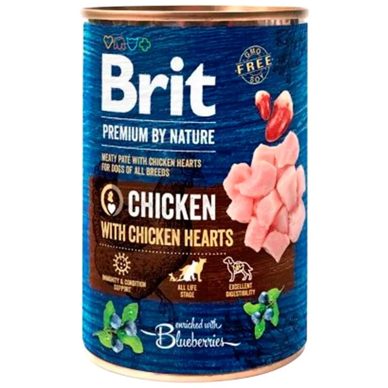 Корм для собак Brit Premium Курица с сердцем, 800 г, 100407/8546 купить недорого в Украине, фото 1