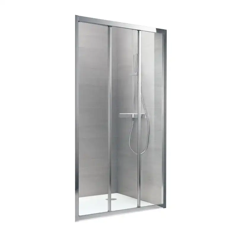 Дверь для душа Koller Pool Trend, 900х1900 мм, трехсекционная, стекло прозрачное, TT90C купить недорого в Украине, фото 1