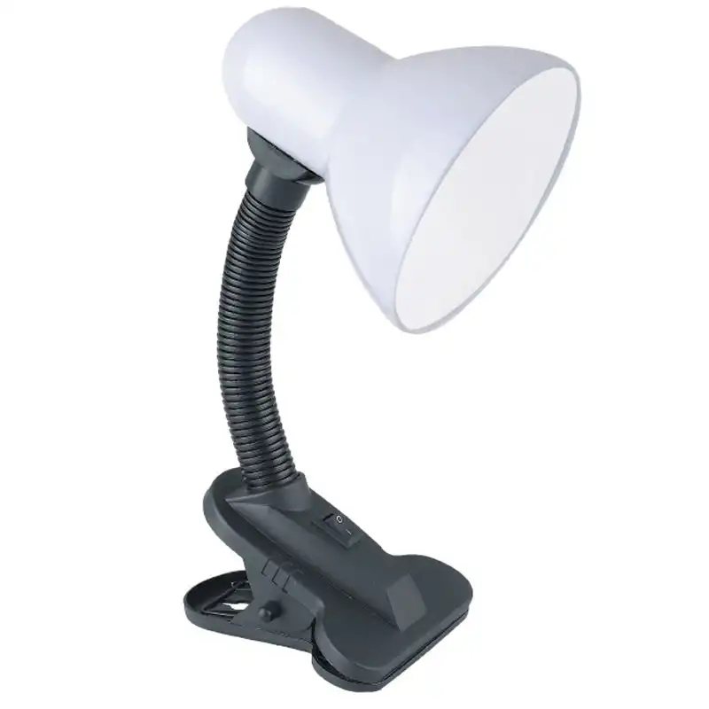 Лампа настільна з кліпсою Lebron L-TL-Clip E27, 40 Вт, білий, 15-11-10 купити недорого в Україні, фото 1