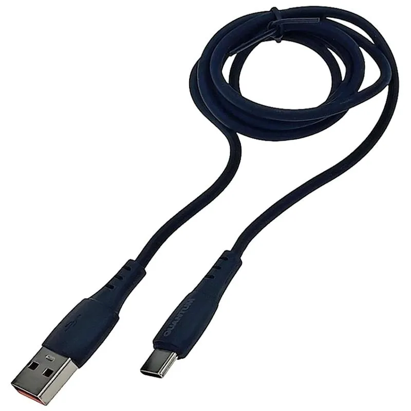 Кабель USB Type-C Quantum, 1 м, чорний, QM-9C2120 купити недорого в Україні, фото 2