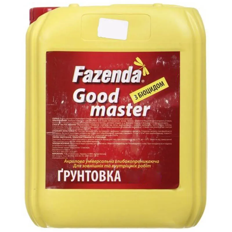 Грунтовка глубокопроницаемая Fazenda Good master, 1 л купить недорого в Украине, фото 1