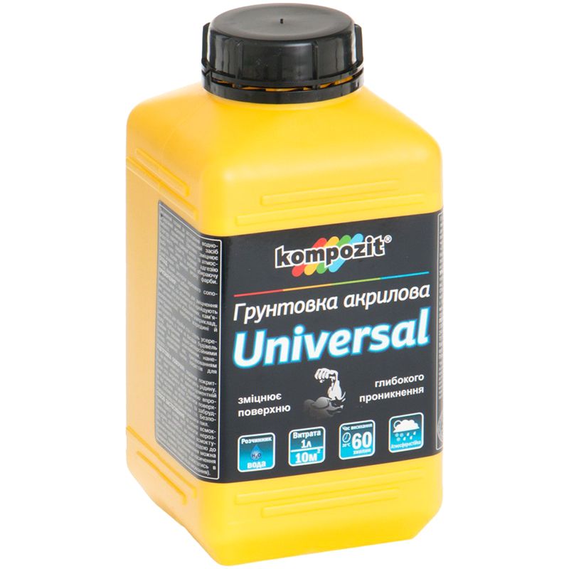 Купить Грунтовка акриловая Kompozit Universal, 1 л в Украине — ОЛДИ