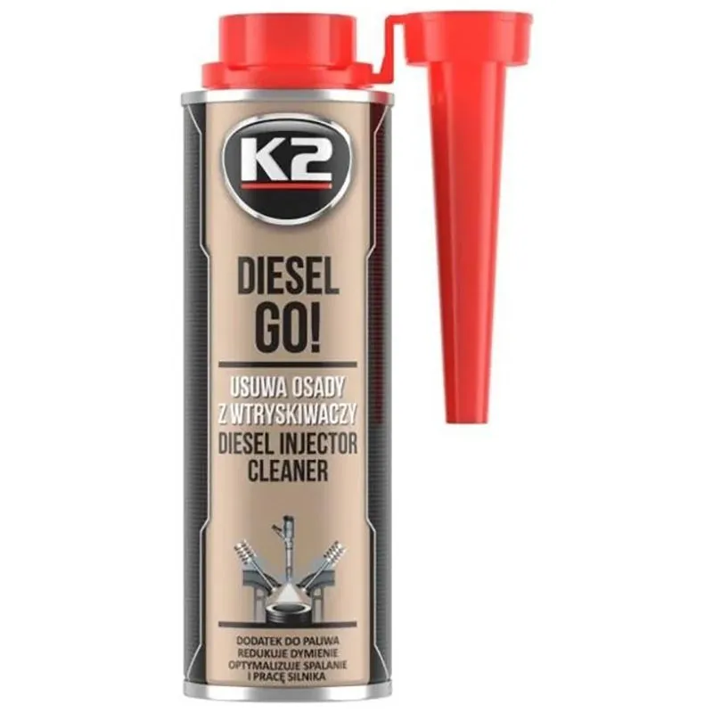 Очиститель форсунок для дизельных двигателей K2 Diesel GO, 250 мл, T321 купить недорого в Украине, фото 1