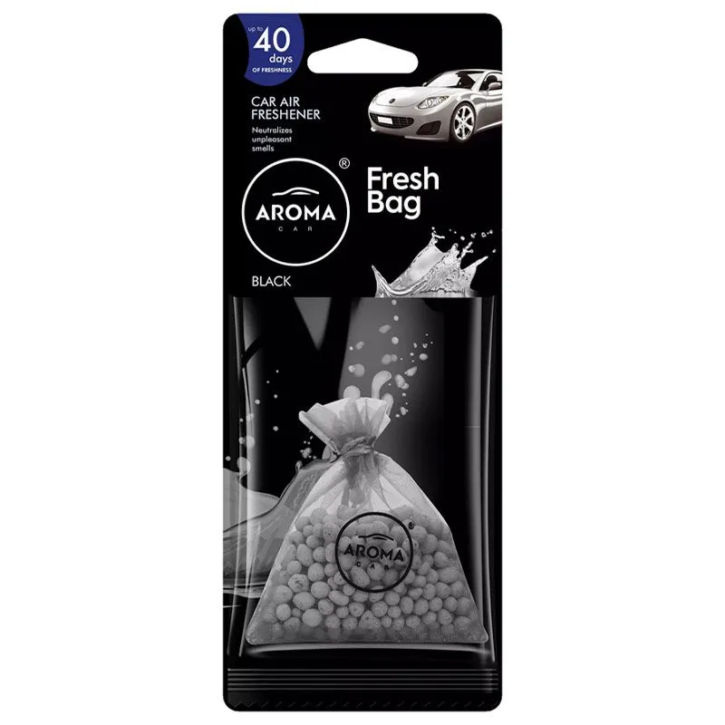 Ароматизатор Aroma Fresh Bag Black, 12 г, 100766 купити недорого в Україні, фото 1