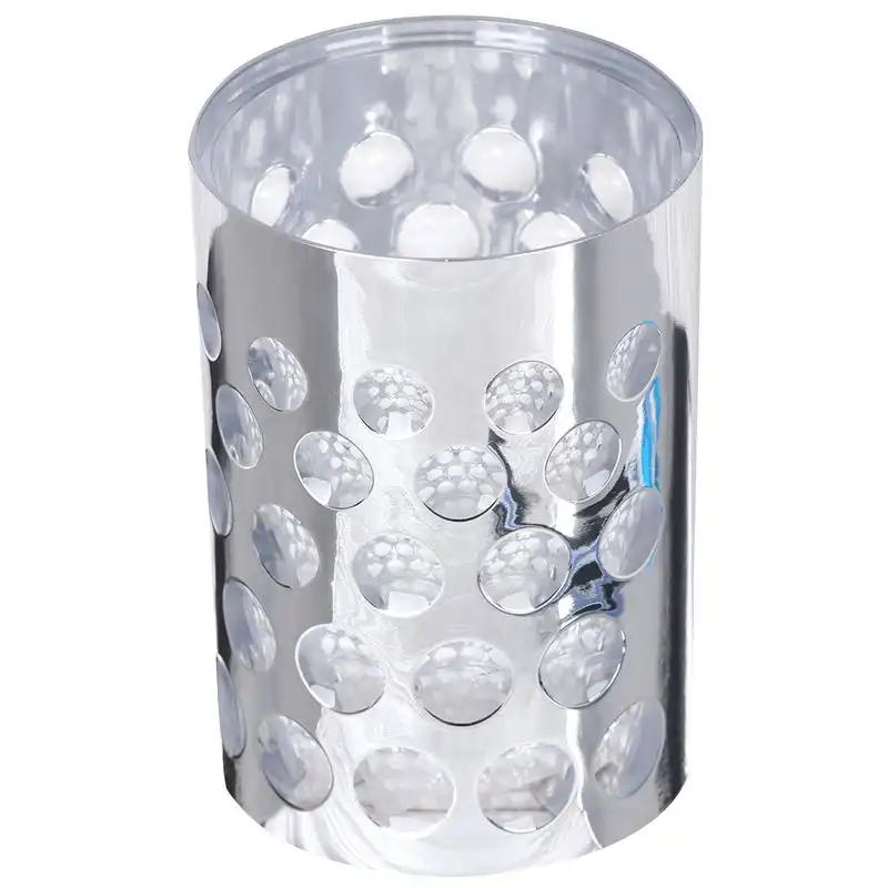 Склянка для зубних щіток Vanstore Pixel, пластик, хром, L9022CL купити недорого в Україні, фото 1