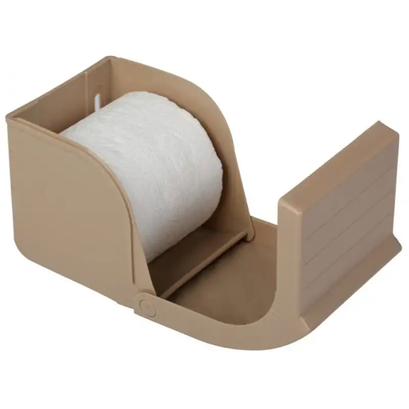 Тримач для туалетного паперу Ekodeo Tex, настінний, пластик, бежевий, BG L9100BG купити недорого в Україні, фото 2