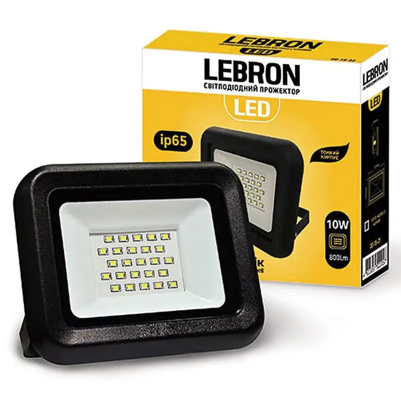 Прожектор LED Lebron LF, 10W, 6200K, 17-08-11 купити недорого в Україні, фото 1