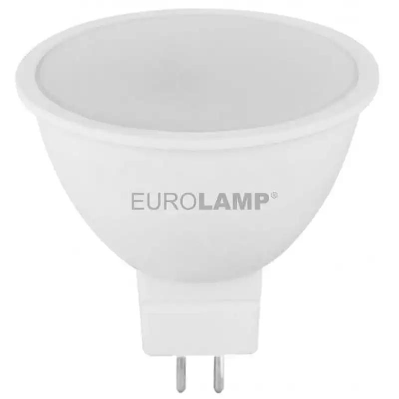 Лампа Eurolamp Есо MR16, 5W, GU5.3, 3000K, 12V, LED-SMD-05533(12)(P) купити недорого в Україні, фото 1