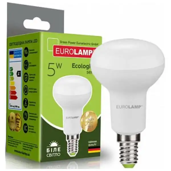 Лампа Eurolamp Есо R39, 5W, E14, 4000K, LED-R39-05144P купити недорого в Україні, фото 1