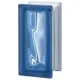 Стеклоблок Vetroarredo Blue R09 O SAT, 190х90х80 мм, облако, синий матовый, фото 1 Стеклоблок Vetroarredo Blue R09 O SAT, 190х90х80 мм, облако, синий матовый купить недорого в Украине, фото 1