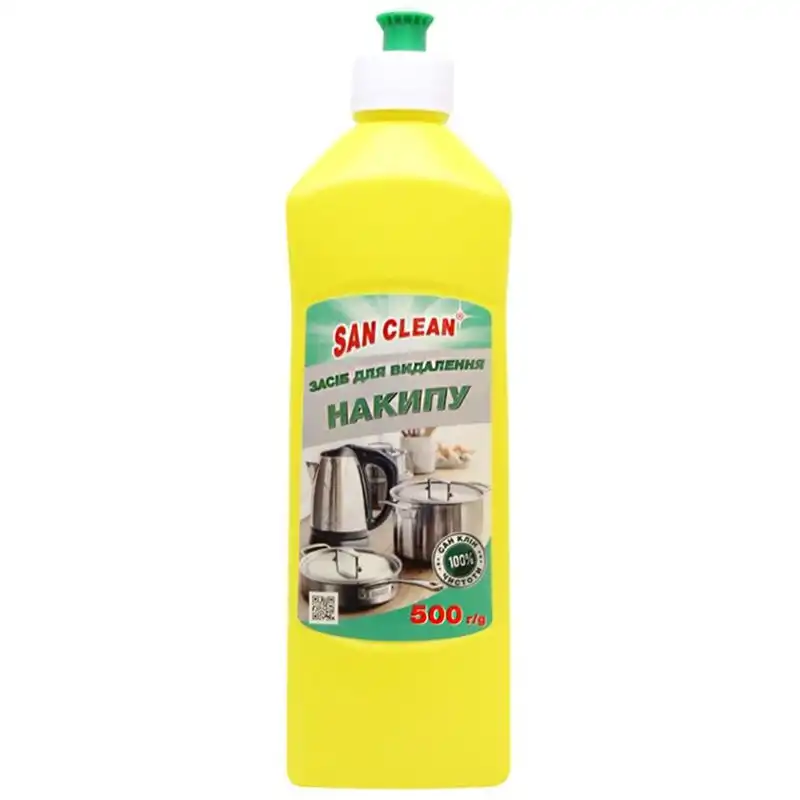 Засіб для видалення накипу Сантік San Clean, 0,5 л купити недорого в Україні, фото 1
