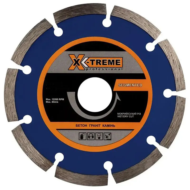Диск алмазный X-Treme Segment 1A1RSS/C3-W, 115х7х22,23 мм, 6804210000 купить недорого в Украине, фото 1