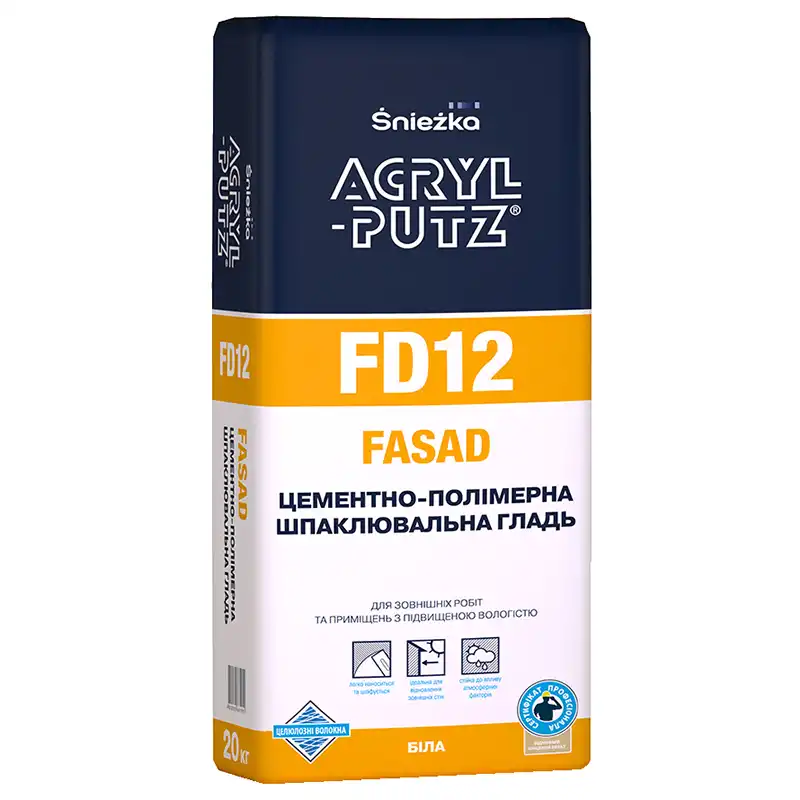 Шпаклевка Sniezka Acril-Putz Фасад, 20 кг купить недорого в Украине, фото 1